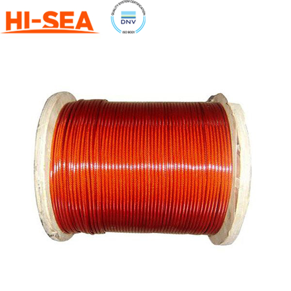 8×31WS Galvanized PVC coated Steel Wire Rope 